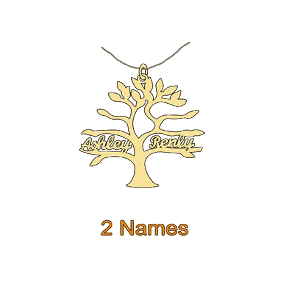 Personalized Tree of Life Necklace