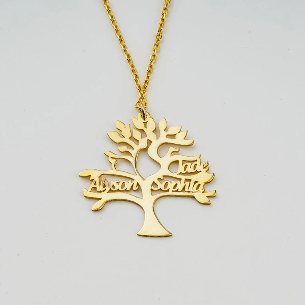 Personalized Tree of Life Necklace