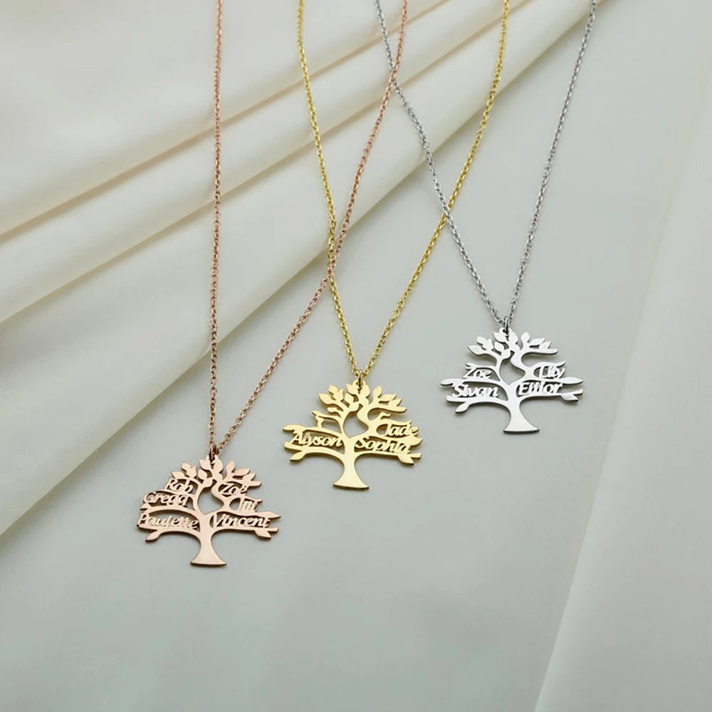 Personalized Tree of Life Necklace
