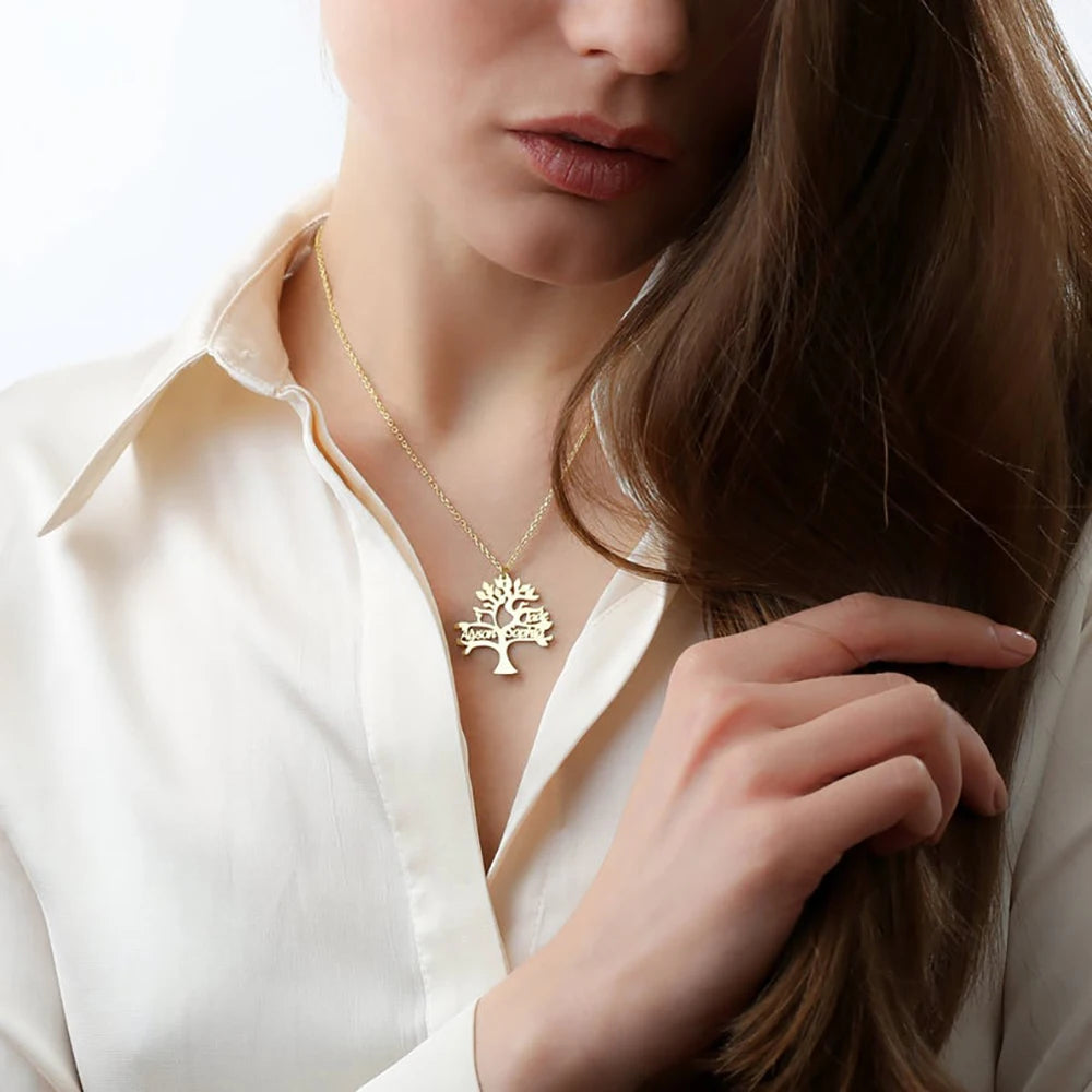 Personalized Tree of Life Necklace