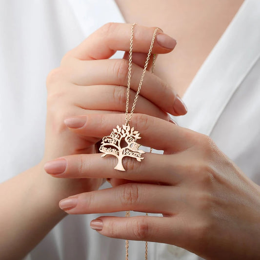 Personalized Tree of Life Necklace