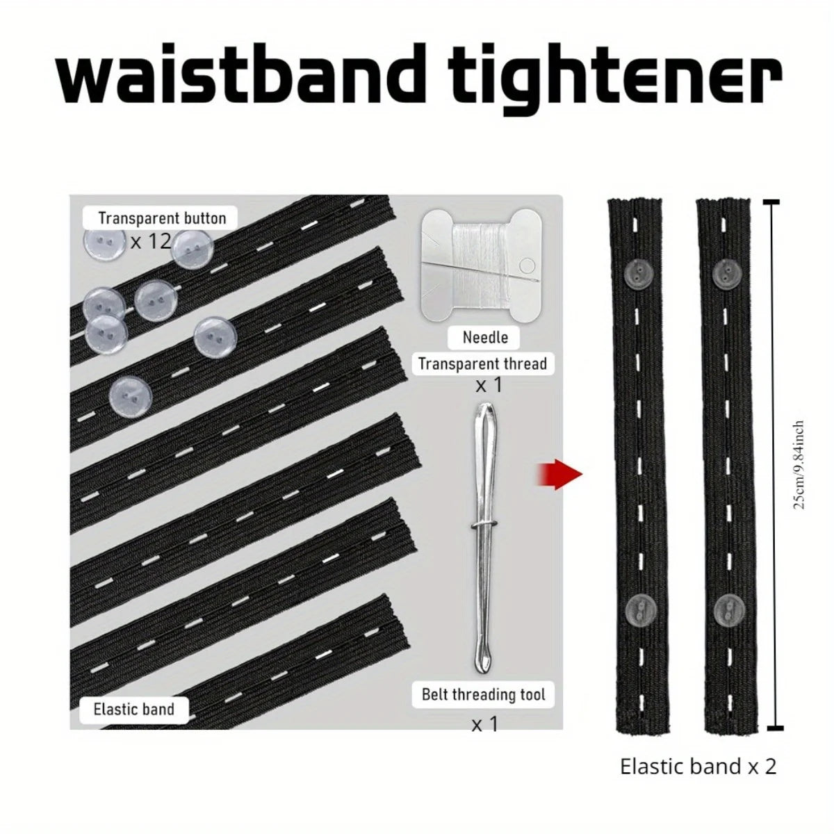 Invisible Waistband Adjuster Set