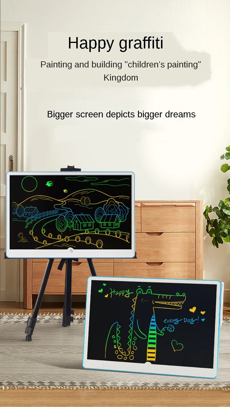 DoodlePro™ – 19" Rechargeable LCD Drawing Board for Kids 🎨