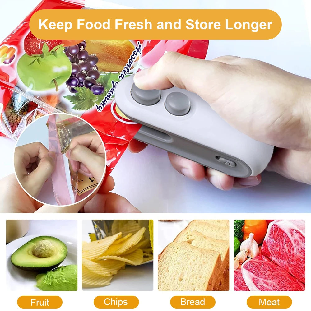 Mini Heat Sealer – Freshness in a Snap!