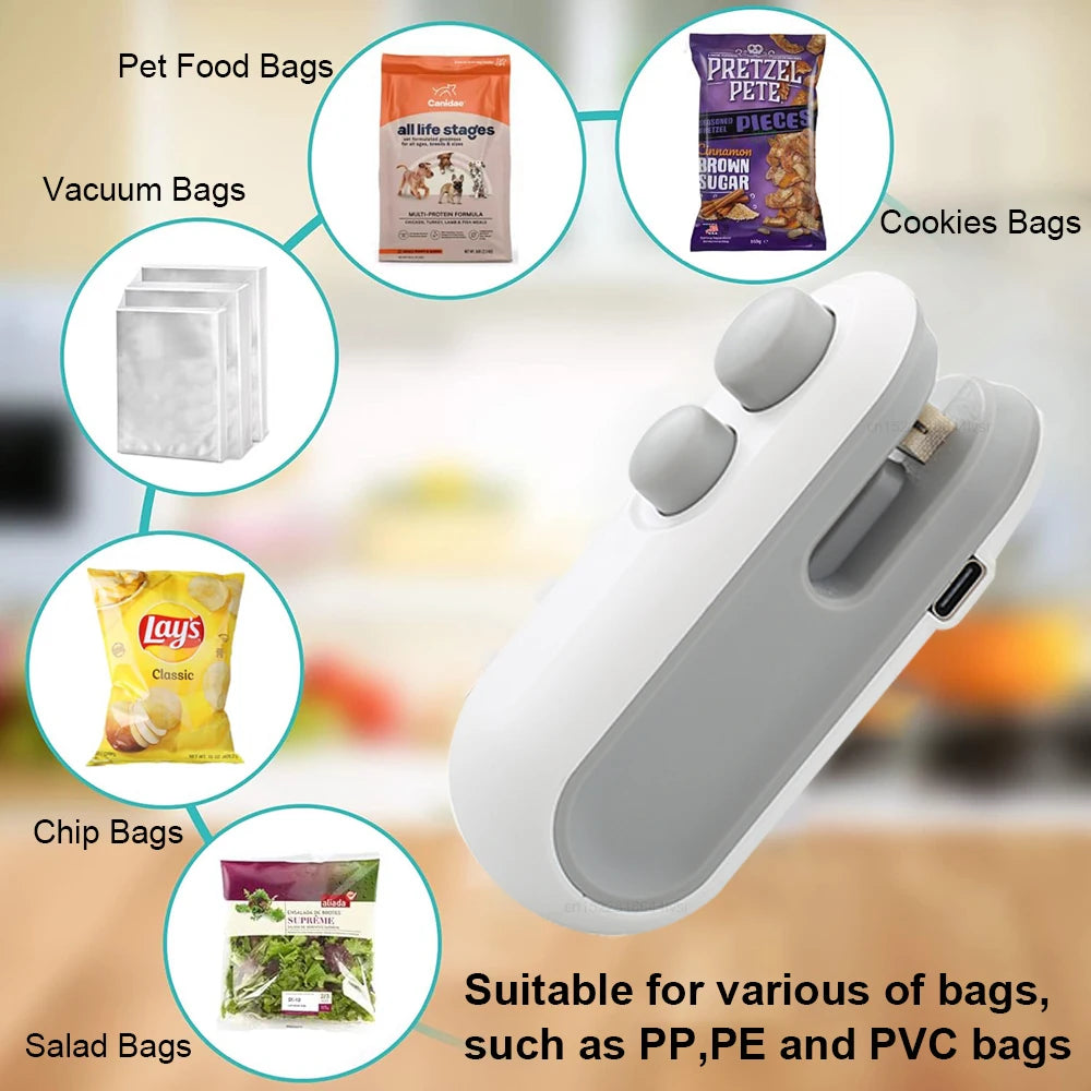 Mini Heat Sealer – Freshness in a Snap!
