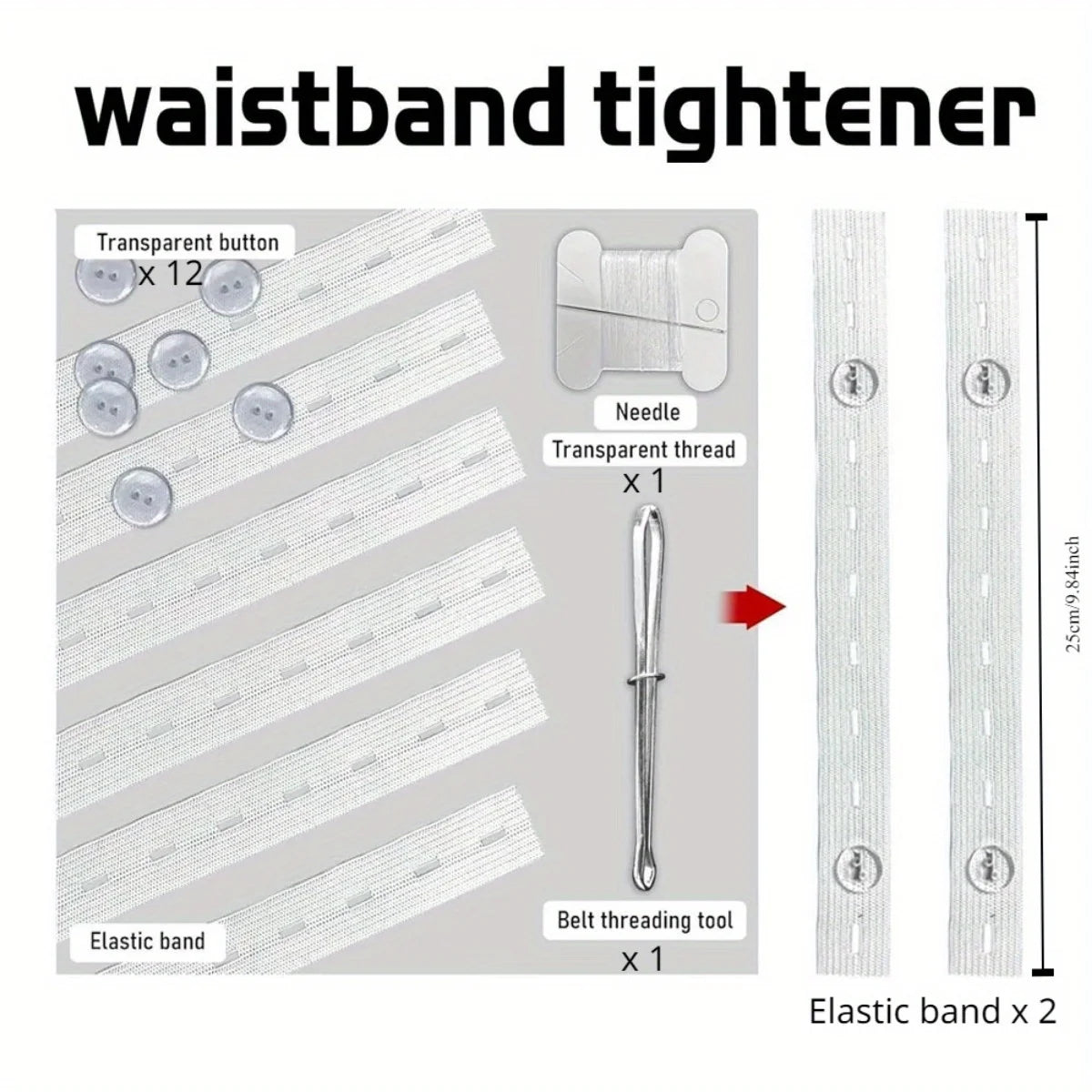 Invisible Waistband Adjuster Set
