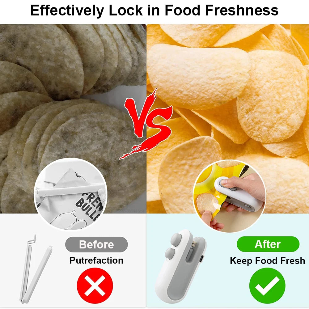 Mini Heat Sealer – Freshness in a Snap!