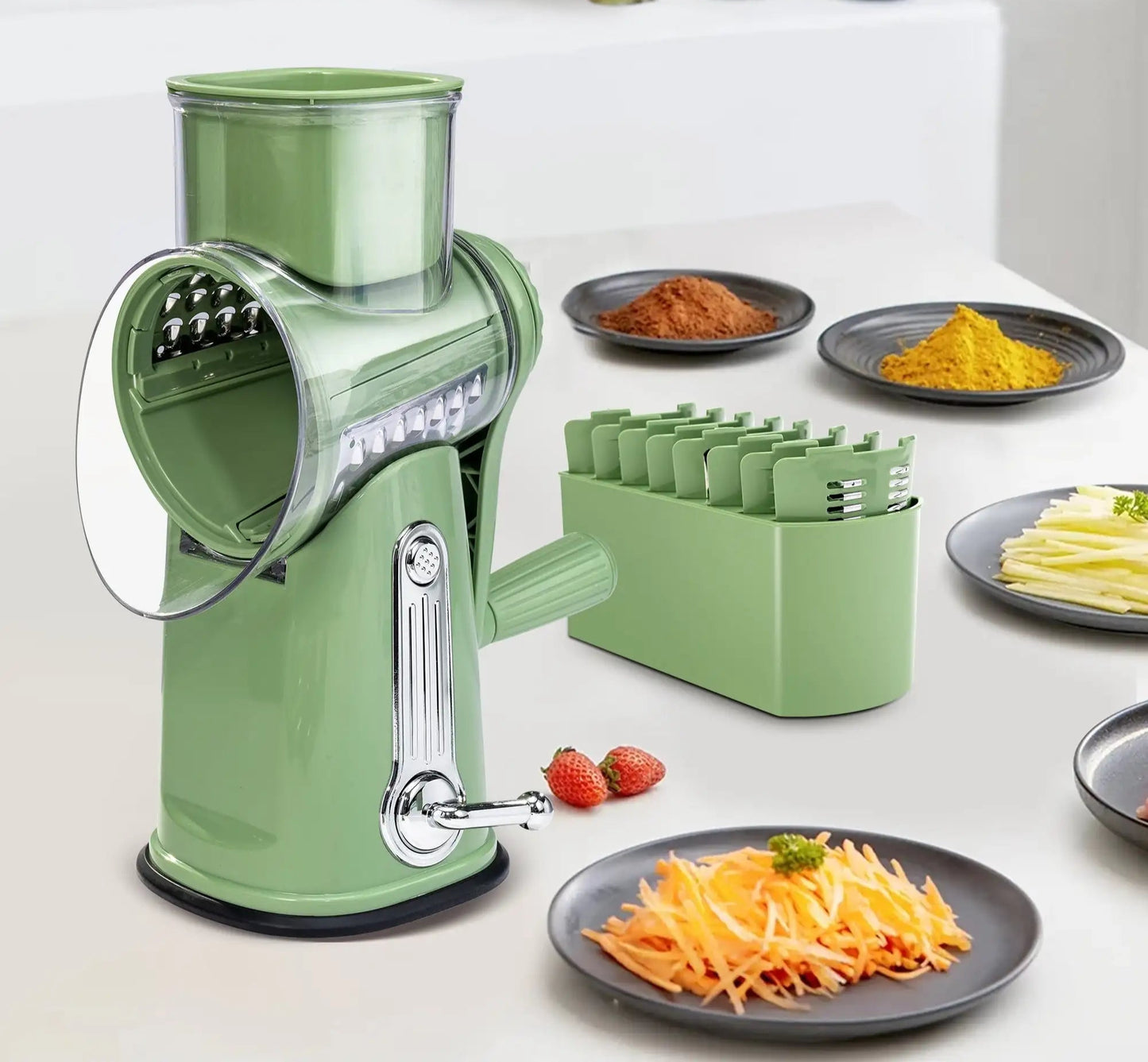 SpeedyShred™ Rotary Kitchen Grater