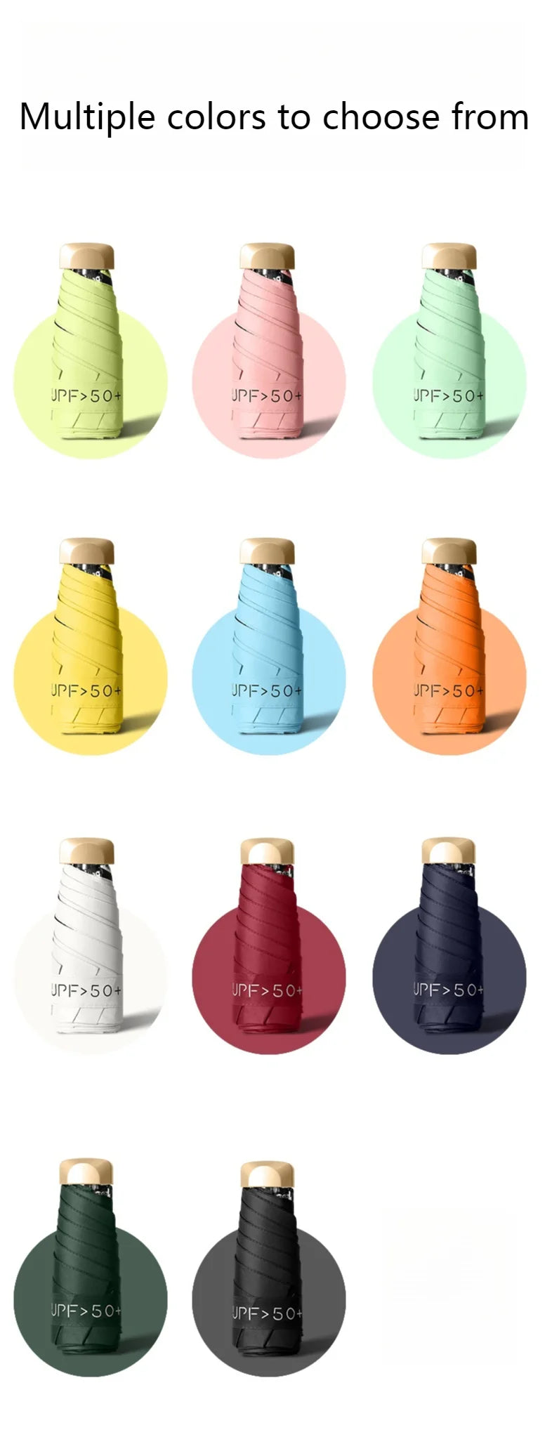 Pocket-Ready UV Umbrella
