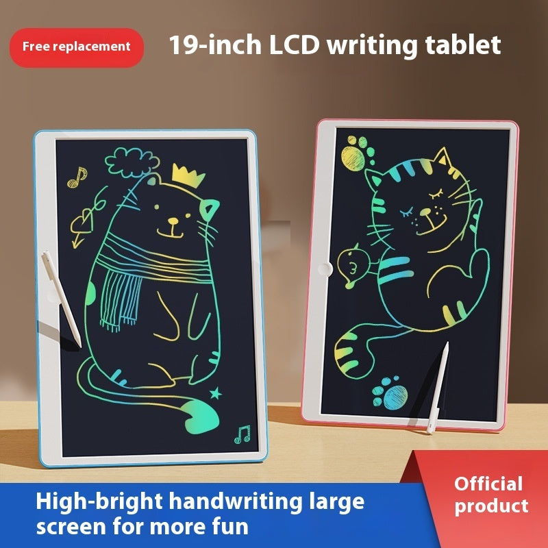 DoodlePro™ – 19" Rechargeable LCD Drawing Board for Kids 🎨