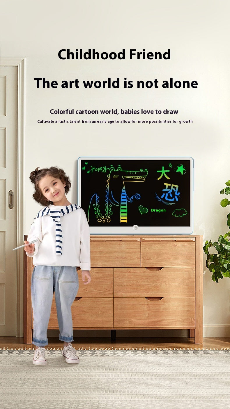 DoodlePro™ – 19" Rechargeable LCD Drawing Board for Kids 🎨