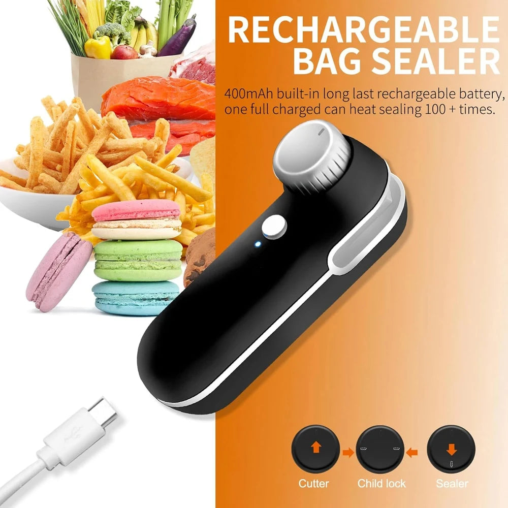 FreshLock™ Pro - USB Rechargeable Bag Sealer