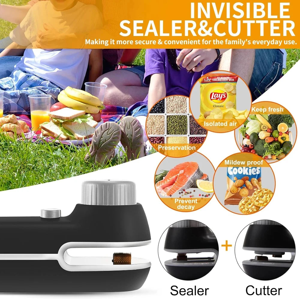 FreshLock™ Pro - USB Rechargeable Bag Sealer