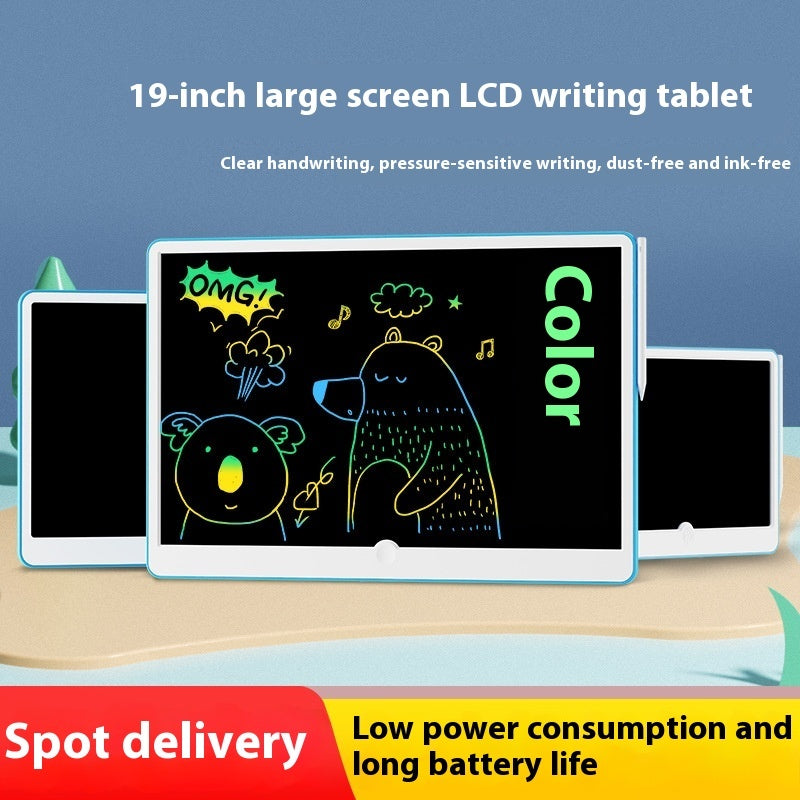 DoodlePro™ – 19" Rechargeable LCD Drawing Board for Kids 🎨