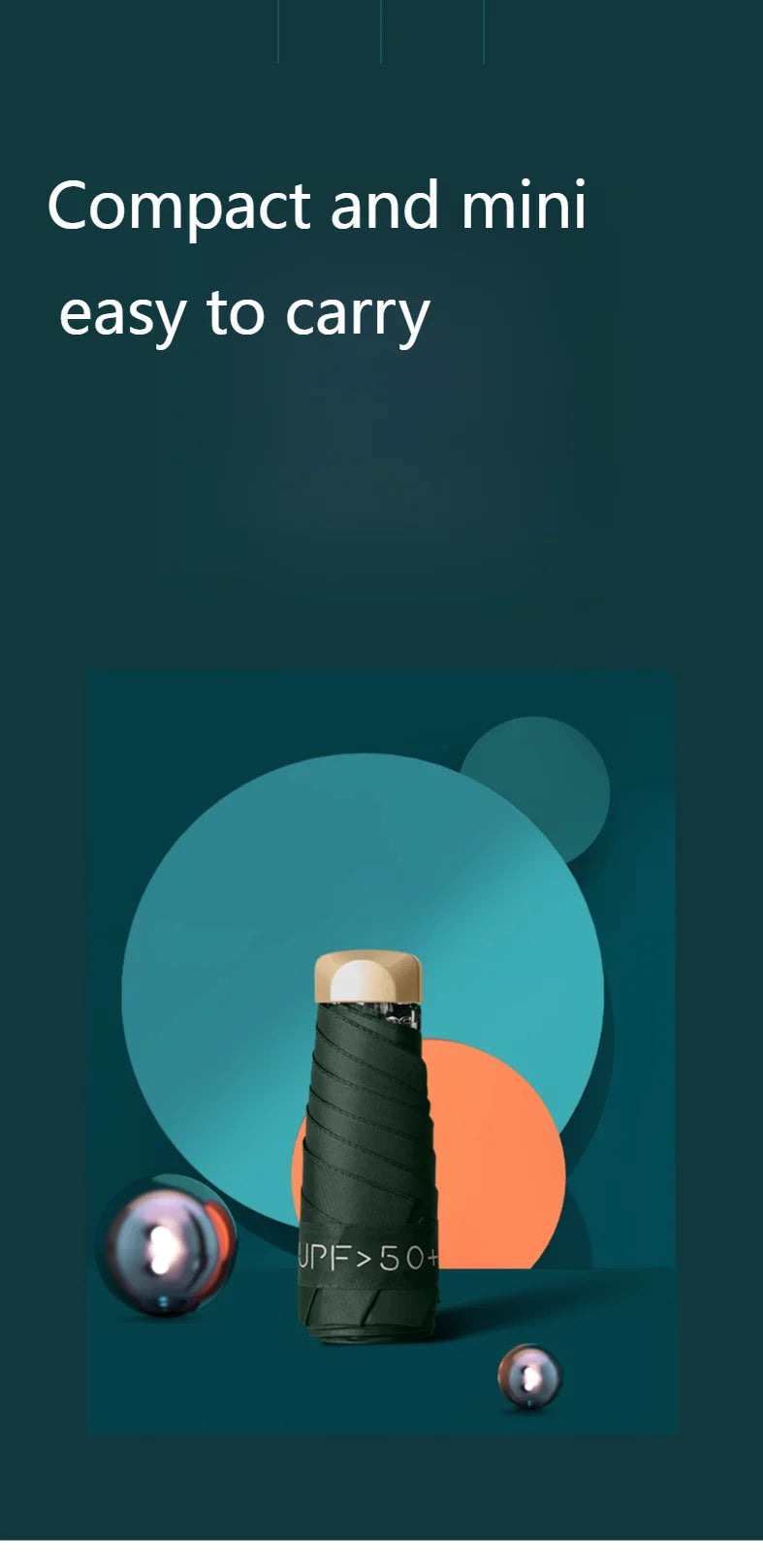 Pocket-Ready UV Umbrella