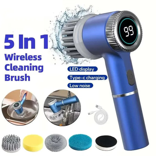 Electric Spin Scrubber Cleaning Brush