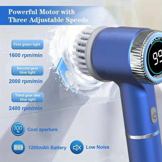 Electric Spin Scrubber Cleaning Brush