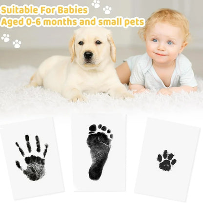 Inkless Baby & Pet Hand Foot Print Kit